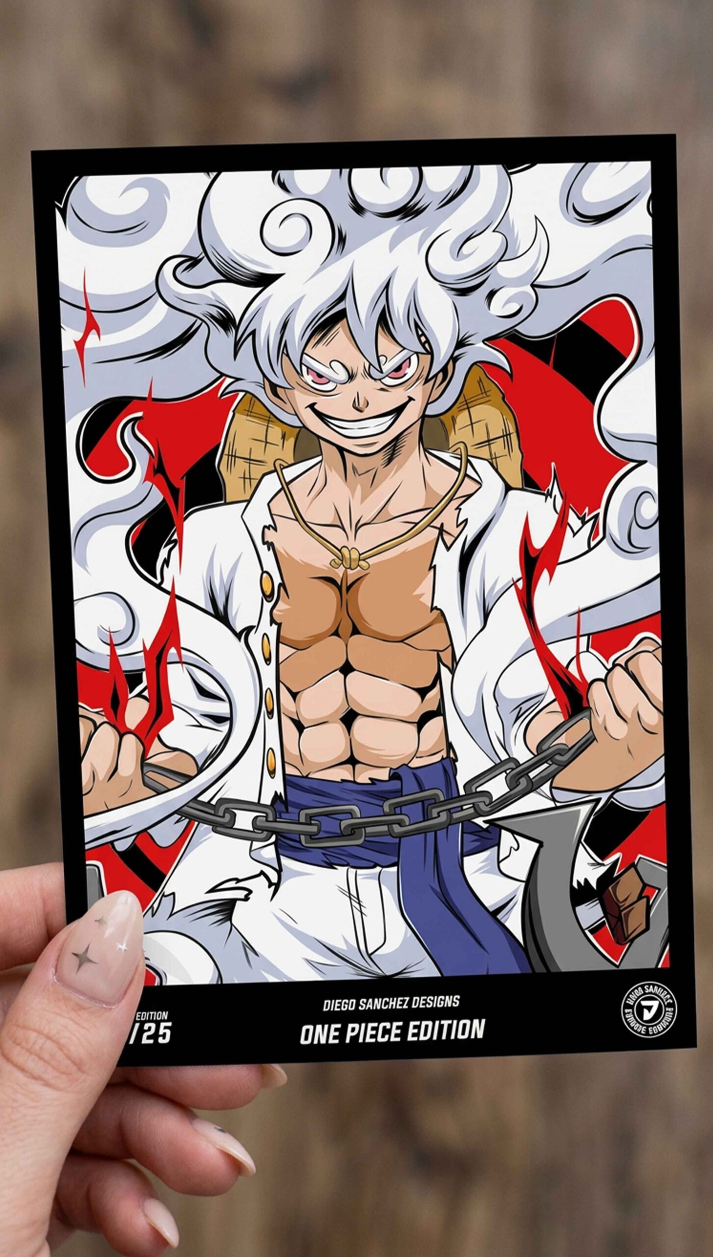 Camiseta Luffy Gear 5 - Edición One Piece - Imagen 3