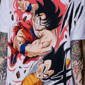 Camiseta Goku vs Vegeta - Edición Dragon Ball Z ( OVERSIZE )