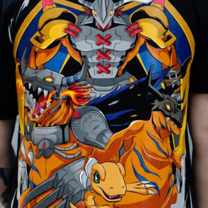 Camiseta Agumon Evolutions - Edición Digimonsters